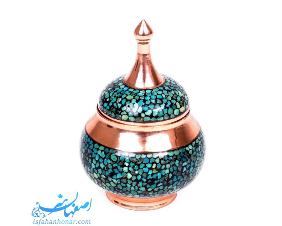 قندان فیروزه کوبی کوچک